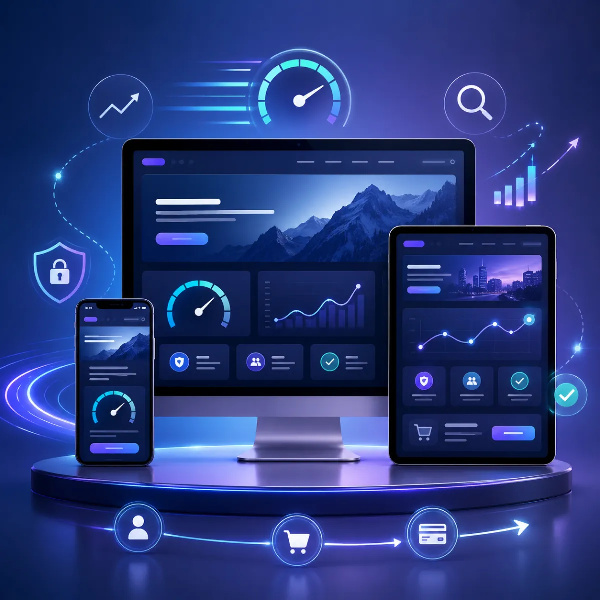 High performance website preview