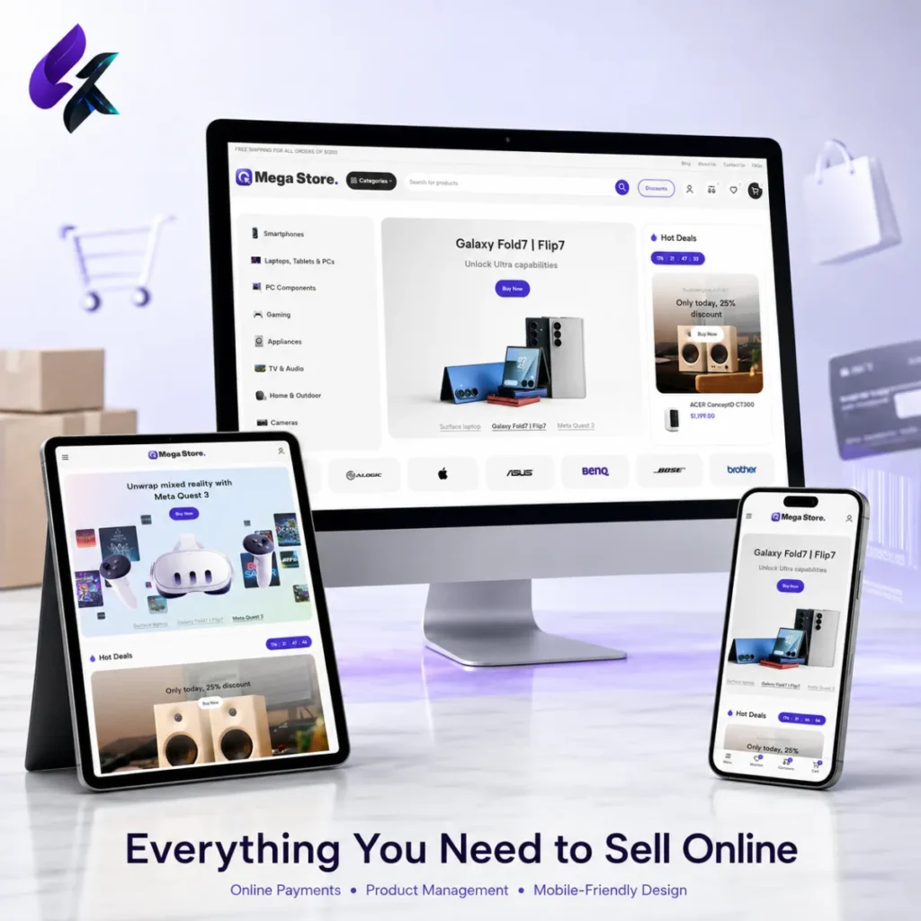 online store website website preview