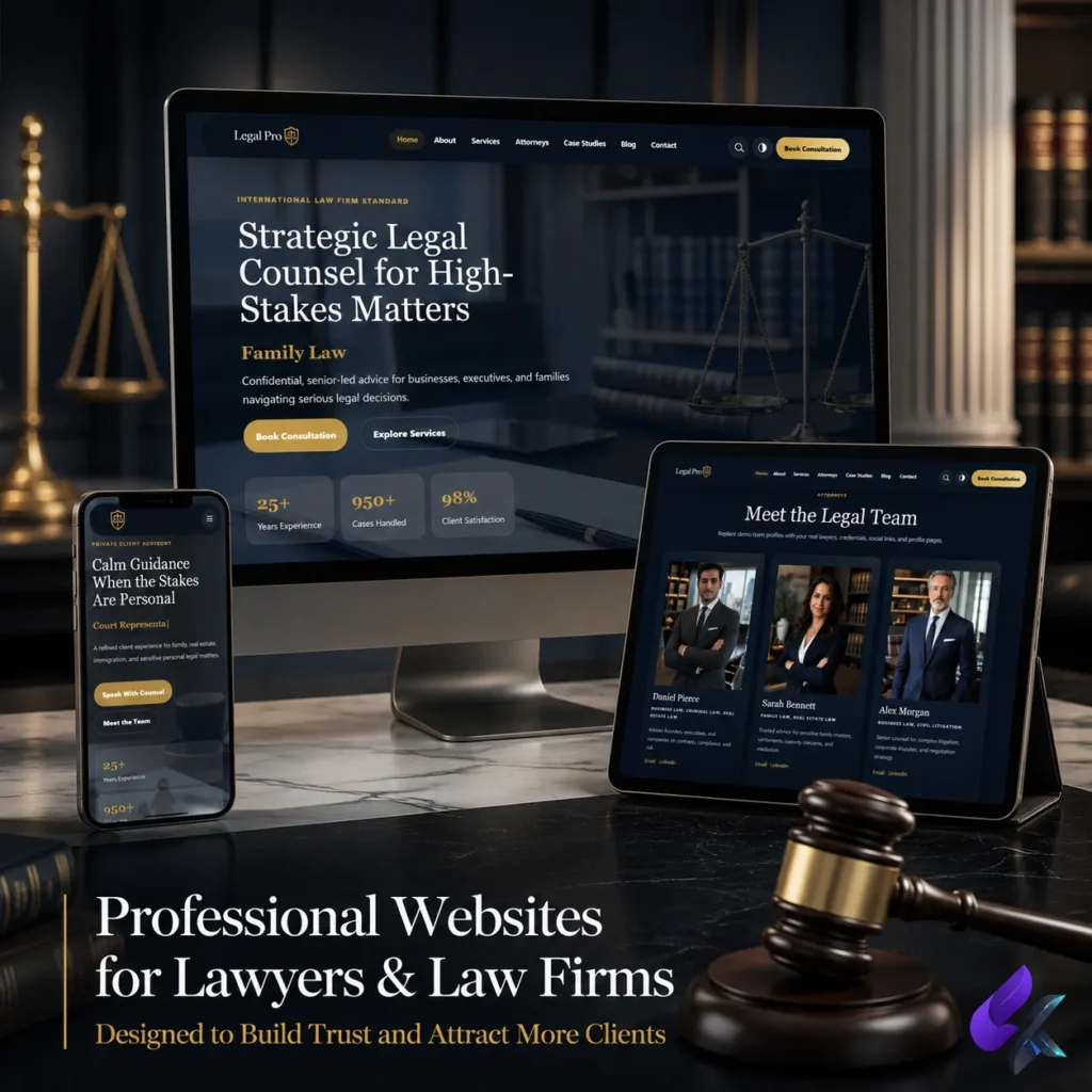 Law Firm Website Demo website preview